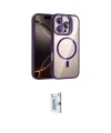 ieg™ iPhone 16 Pro Kılıf Yadigar Asil Koleksiyonu - Siyah Bilvis 0.18mm Plus Cam Ekran Koruyucu