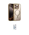 ieg™ iPhone 16 Pro Kılıf Yadigar Asil Koleksiyonu - Siyah Bilvis 0.18mm Plus Cam Ekran Koruyucu