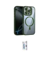 ieg™ iPhone 16 Pro Kılıf Yadigar Asil Koleksiyonu - Siyah Bilvis 0.18mm Plus Cam Ekran Koruyucu
