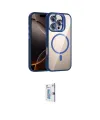 ieg™ iPhone 16 Pro Kılıf Yadigar Asil Koleksiyonu - Siyah Bilvis 0.18mm Plus Cam Ekran Koruyucu