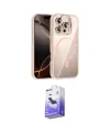 ieg™ iPhone 16 Pro Kılıf Yadigar Asil Koleksiyonu - Siyah Bilvis 5in1 5D Magic Hayalet Cam Ekran Koruyucu