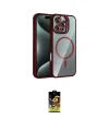 ieg™ iPhone 16 Pro Kılıf Yadigar Asil Koleksiyonu - Siyah Buffer Cam Ekran Koruyucu