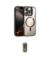 ieg™ iPhone 16 Pro Kılıf Yadigar Asil Koleksiyonu - Siyah Joko Magic 5D Hayalet Cam