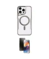 ieg™ iPhone 16 Pro Kılıf Yadigar Klasik Özel Seri - Siyah 3D Antistatik Mat Seramik Nano Ekran Koruyucu