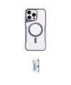 ieg™ iPhone 16 Pro Kılıf Yadigar Klasik Özel Seri - Siyah Bilvis 0.18mm Plus Cam Ekran Koruyucu