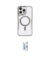 ieg™ iPhone 16 Pro Kılıf Yadigar Klasik Özel Seri - Siyah Bilvis 0.18mm Plus Cam Ekran Koruyucu