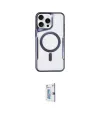 ieg™ iPhone 16 Pro Kılıf Yadigar Klasik Özel Seri - Siyah Bilvis 0.18mm Plus Cam Ekran Koruyucu