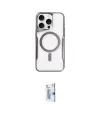 ieg™ iPhone 16 Pro Kılıf Yadigar Klasik Özel Seri - Siyah Bilvis 0.18mm Plus Cam Ekran Koruyucu