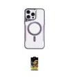 ieg™ iPhone 16 Pro Kılıf Yadigar Klasik Özel Seri - Siyah Buffer Cam Ekran Koruyucu