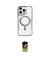 ieg™ iPhone 16 Pro Kılıf Yadigar Klasik Özel Seri - Siyah Buffer Cam Ekran Koruyucu