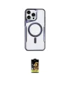ieg™ iPhone 16 Pro Kılıf Yadigar Klasik Özel Seri - Siyah Buffer Cam Ekran Koruyucu