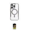 ieg™ iPhone 16 Pro Kılıf Yadigar Klasik Özel Seri - Siyah Buffer Cam Ekran Koruyucu