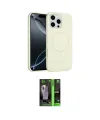 ieg™ iPhone 16 Pro Kılıf Yankı Form Serisi - Şeffaf 360 Full Body Arka Koruyucu
