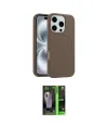 ieg™ iPhone 16 Pro Kılıf Yankı Form Serisi - Şeffaf 360 Full Body Arka Koruyucu