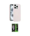 ieg™ iPhone 16 Pro Kılıf Yankı Form Serisi - Şeffaf 360 Full Body Arka Koruyucu