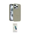 ieg™ iPhone 16 Pro Kılıf Yankı Form Serisi - Şeffaf Pasifik Cam Ekran Koruyucu