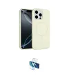 ieg™ iPhone 16 Pro Kılıf Yankı Form Serisi - Siyah 3D Antistatik Seramik Nano Ekran Koruyucu