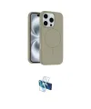 ieg™ iPhone 16 Pro Kılıf Yankı Form Serisi - Siyah 3D Antistatik Seramik Nano Ekran Koruyucu
