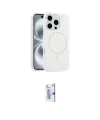 ieg™ iPhone 16 Pro Kılıf Yankı Form Serisi - Siyah Bilvis 0.18mm Plus Cam Ekran Koruyucu