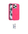ieg™ iPhone 16 Pro Kılıf Yankı Form Serisi - Siyah Bilvis 0.18mm Plus Cam Ekran Koruyucu
