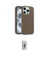 ieg™ iPhone 16 Pro Kılıf Yankı Form Serisi - Siyah Bilvis 3D Cam Ekran Koruyucu