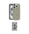 ieg™ iPhone 16 Pro Kılıf Yankı Form Serisi - Siyah Bilvis 3D Mat Cam Ekran Koruyucu