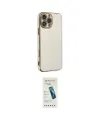 ieg™ iPhone 16 Pro Kılıf Yankı Serisi - Şeffaf Pasifik Cam Ekran Koruyucu