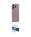 ieg™ iPhone 16 Pro Kılıf Yankı Serisi - Siyah 3D Antistatik Cam Ekran Koruyucu