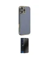 ieg™ iPhone 16 Pro Kılıf Yankı Serisi - Siyah 3D Antistatik Hayalet Cam Ekran Koruyucu
