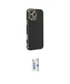 ieg™ iPhone 16 Pro Kılıf Yankı Serisi - Siyah Bilvis 0.18mm Plus Cam Ekran Koruyucu