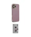 ieg™ iPhone 16 Pro Kılıf Yankı Serisi - Siyah Bilvis 3D Mat Cam Ekran Koruyucu