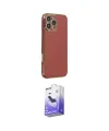 ieg™ iPhone 16 Pro Kılıf Yankı Serisi - Siyah Bilvis 5in1 5D Magic Hayalet Cam Ekran Koruyucu