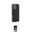 ieg™ iPhone 16 Pro Kılıf Yankı Serisi - Siyah Buffer Cam Ekran Koruyucu