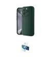 ieg™ iPhone 16 Pro Kılıf Yankı Yansıma Özel Seri - Siyah 3D Antistatik Seramik Nano Ekran Koruyucu