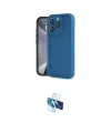 ieg™ iPhone 16 Pro Kılıf Yankı Yansıma Özel Seri - Siyah 3D Antistatik Seramik Nano Ekran Koruyucu
