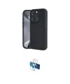 ieg™ iPhone 16 Pro Kılıf Yankı Yansıma Özel Seri - Siyah 3D Antistatik Seramik Nano Ekran Koruyucu