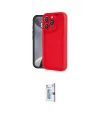 ieg™ iPhone 16 Pro Kılıf Yankı Yansıma Özel Seri - Siyah Bilvis 0.18mm Plus Cam Ekran Koruyucu