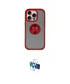 ieg™ iPhone 16 Pro Kılıf Yörünge Çizgi - Siyah 3D Antistatik Seramik Nano Ekran Koruyucu