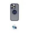 ieg™ iPhone 16 Pro Kılıf Yörünge Çizgi - Siyah 3D Antistatik Seramik Nano Ekran Koruyucu