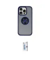 ieg™ iPhone 16 Pro Kılıf Yörünge Çizgi - Siyah Bilvis 0.18mm Plus Cam Ekran Koruyucu