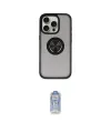 ieg™ iPhone 16 Pro Kılıf Yörünge Çizgi - Siyah Joko Magic 5D Cam