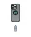 ieg™ iPhone 16 Pro Kılıf Yörünge Çizgi - Siyah Joko Magic 5D Cam
