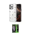 ieg™ iPhone 16 Pro Kılıf Yörünge Form - Şeffaf 360 Full Body Arka Koruyucu