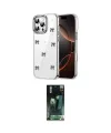 ieg™ iPhone 16 Pro Kılıf Yörünge Form - Siyah 360 Mat Full Body Arka Koruyucu