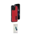 ieg™ iPhone 16 Pro Kılıf Yörünge Işık Serisi - Şeffaf Pasifik Cam Ekran Koruyucu