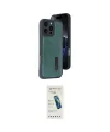 ieg™ iPhone 16 Pro Kılıf Yörünge Işık Serisi - Şeffaf Pasifik Cam Ekran Koruyucu