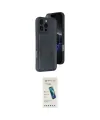 ieg™ iPhone 16 Pro Kılıf Yörünge Işık Serisi - Şeffaf Pasifik Cam Ekran Koruyucu