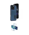 ieg™ iPhone 16 Pro Kılıf Yörünge Işık Serisi - Siyah 3D Antistatik Cam Ekran Koruyucu