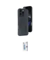 ieg™ iPhone 16 Pro Kılıf Yörünge Işık Serisi - Siyah Bilvis 0.18mm Plus Cam Ekran Koruyucu