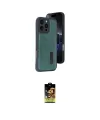 ieg™ iPhone 16 Pro Kılıf Yörünge Işık Serisi - Siyah Buffer Cam Ekran Koruyucu